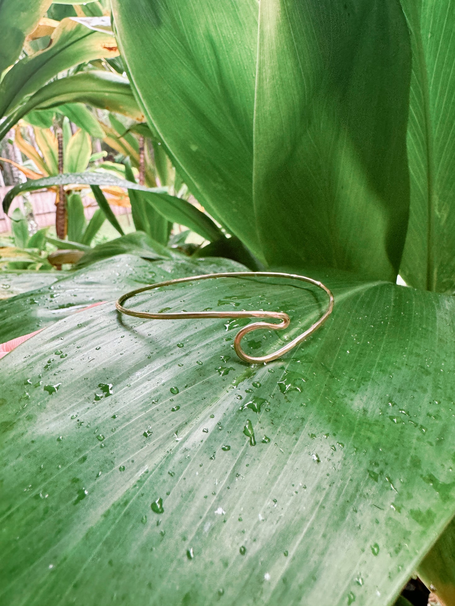 Wave Bangle - 14K Gold Fill (1 left)