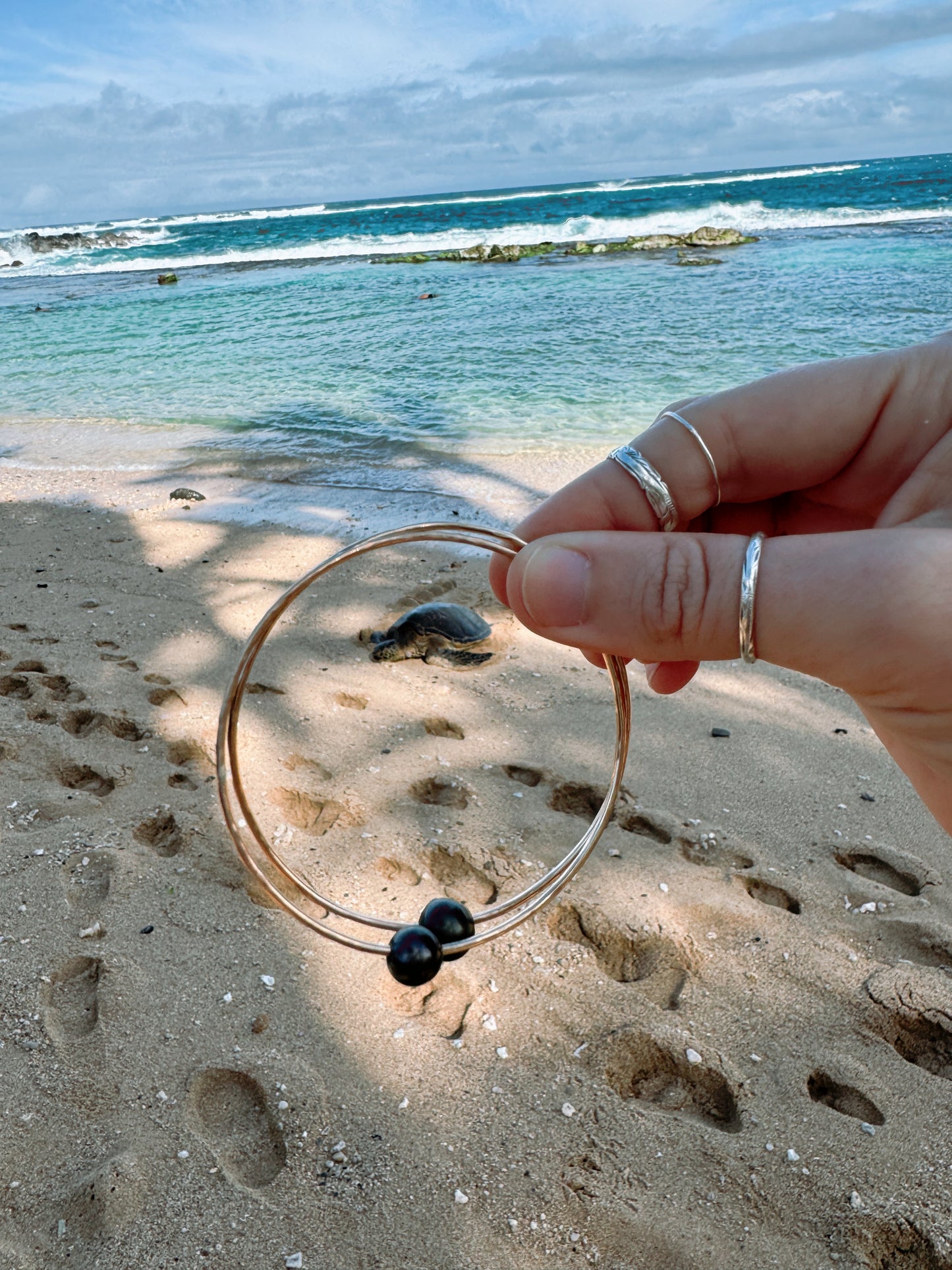 TAHITI Tahitian Pearl Bangle Bracelet