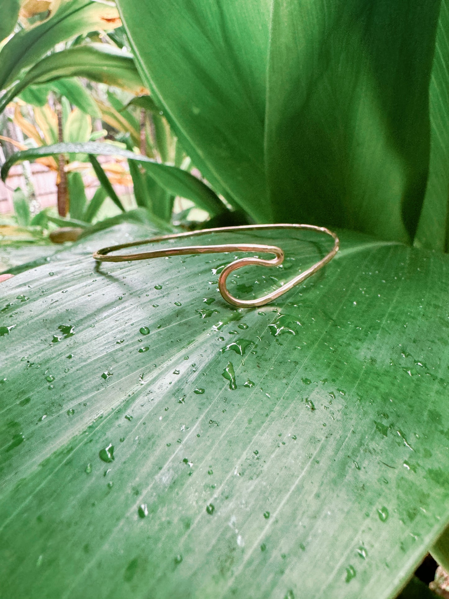 Wave Bangle - 14K Gold Fill (1 left)